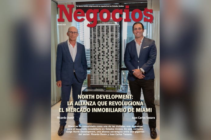 Juan Carlos Tassara and Ricardo Dunin of North Development on The Cover of Negocios Magazine
