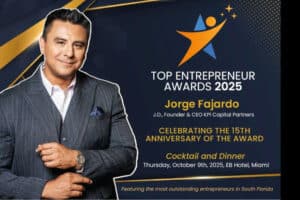 The Businessman Jorge Fajardo Will Receive The ‘Top Entrepreneur of USA’ Distinction