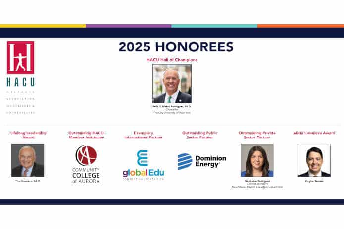 HACU Announces Seven Honorees To Be Recognized at 39th Annual Conference