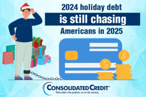 New Consolidated Credit Report Finds Americans Entering 2025 Still Burdened by 2024 Holiday Debt