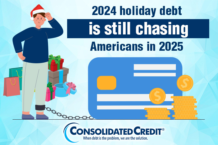 New Consolidated Credit Report Finds Americans Entering 2025 Still Burdened by 2024 Holiday Debt