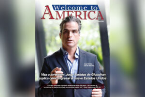 Jorge Partidas, CEO of Globofran, on The Cover of Welcome to America Magazine