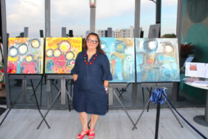 Adriana Torres Sanchez’s Purpose-Driven Art Graces The Anniversary of Calderon Law Firm