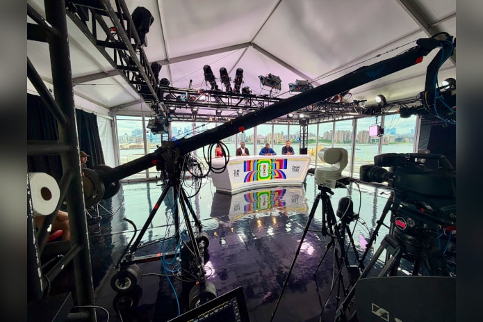El estudio panorámico de HITN en Brooklyn se consolida como un centro internacional de transmisiones durante la Copa Mundial FIFA 2026™