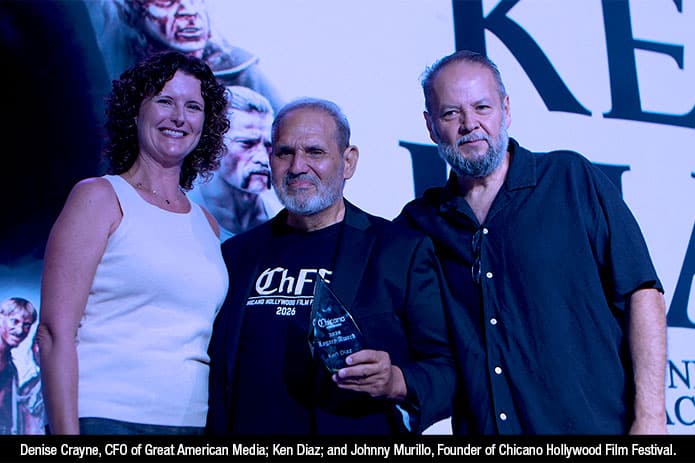 Chicano Hollywood Film Festival and Pure Flix Familia Honor Oscar-Nominated Makeup Artist Ken Diaz