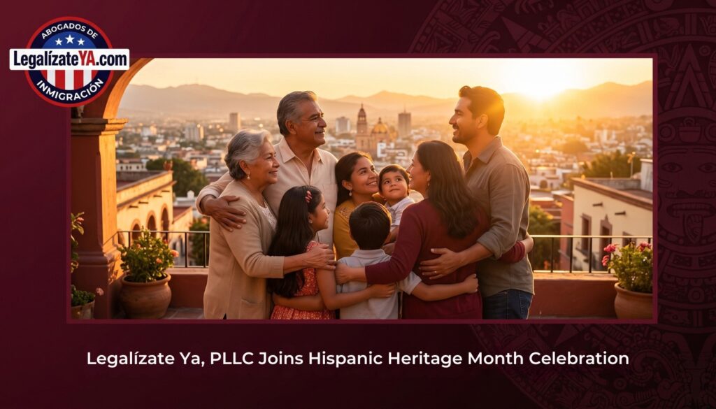 Legalízate Ya, PLLC Joins Hispanic Heritage Month Celebration, Honoring the Stories, Sacrifices and Dreams of Latinos in the United States