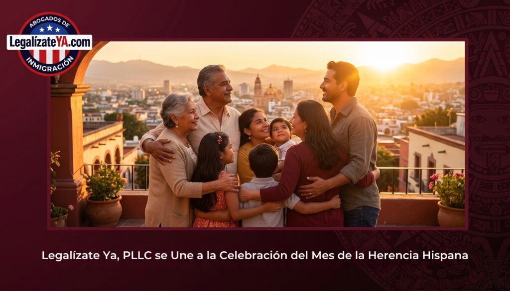 Legalízate Ya, PLLC se Une a la Celebración del Mes de la Herencia Hispana, Honrando las Historias, Sacrificios y Sueños de los Latinos en los Estados Unidos